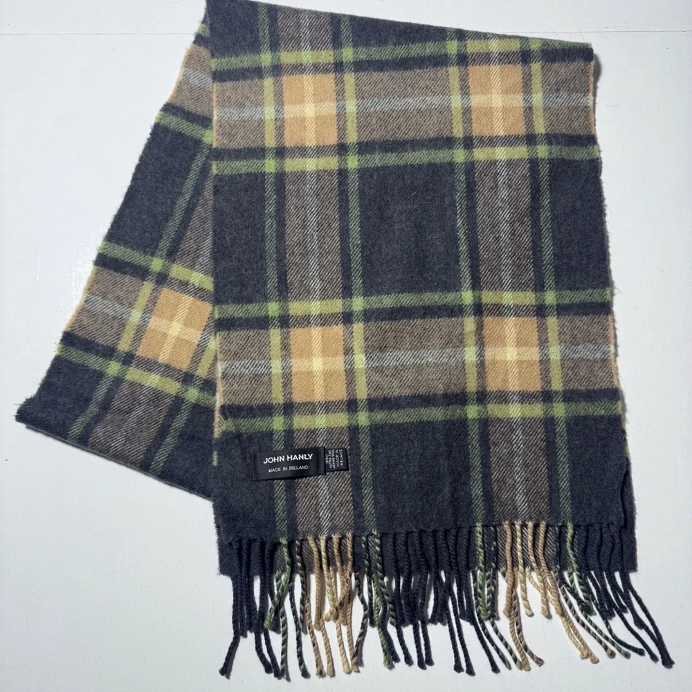 John Hanly 100% Extra Fine Merino Wool Scarf